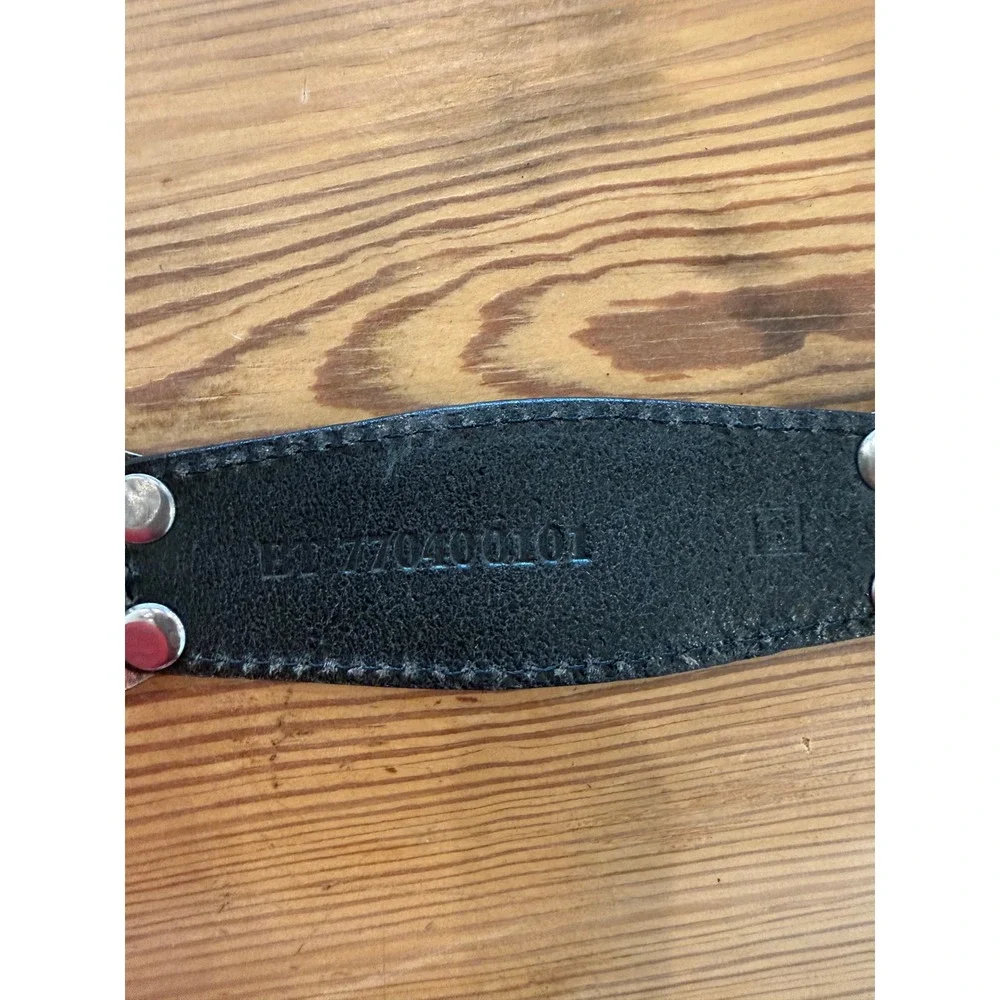Fossil black leather